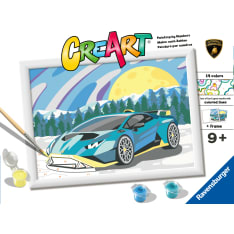 Ravensburger CreArt Blue Lamborghini maalaussetti