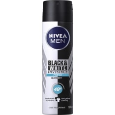 Nivea Men Invisible Black&White Fresh 150 ml suihkeantiperspirantti