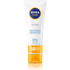 Nivea Sun UV Face Soothing Sensitive SK50 50 ml aurinkosuojavoide