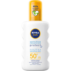 Nivea Sun Sensitive SPF50+ 200 ml aurinkosuojasuihke