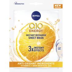 Nivea Q10 Energy Sheet Mask kasvonaamio