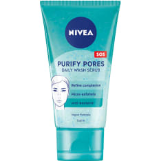Nivea Pores Daily Wash Scrub 150 ml kuoriva puhdistusgeeli