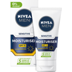 Nivea Men Sensitive Moisturiser SK15 75 ml kasvovoide
