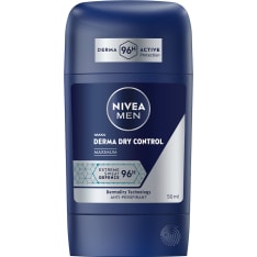 NIVEA MEN 50ml Derma Dry Control Maximum Deo Stick -antiperspirant