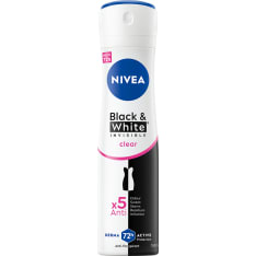 NIVEA 150ml Black & White Invisible Original Deo Spray -antiperspirant
