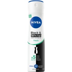 Nivea Black & White Invisible Fresh 150 ml antiperspirantti deo spray