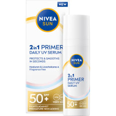 NIVEA SUN 2in1 Primer Daily UV Serum SK50+ 30ml aurinkosuojaseerumi