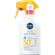 Nivea Sun Kids Sensitive Protect Trigger Spray SPF50+ 270 ml aurinkosuojasuihke