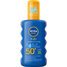 NIVEA SUN Kids Protect & Care 5in1 Sun Spray SK50+ 200ml aurinkosuojasuihke