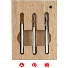 Proxxon 3-part milling cutter set