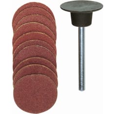 Proxxon 10-piece sanding disc set