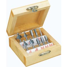 Proxxon 10-piece milling cutter set