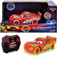 Jada Disney Cars Glow Racers Lightning McQueen 1:24 radio-ohjattava auto