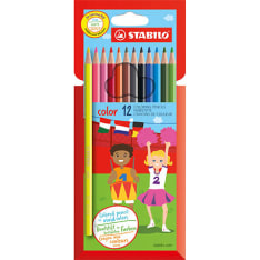 Stabilo Color 12 väriä puuvärikynä