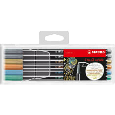 Stabilo Pen68 fibre-tip pen metallic 6pcs