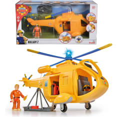 Palomies Sami Wallaby II helikopteri ja figuuri