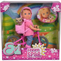 Evi Love Holiday Bike nukke ja polkupyörä