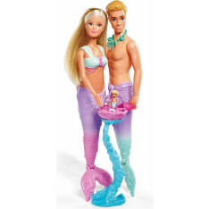 Steffi Love Mermaid Family merenneito nukkeperhe