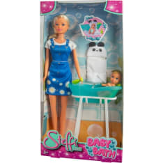 Steffi Love Baby Bath muotinukke ja vauva