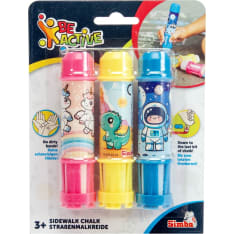 Simba Sidewalk Chalk Holder 3-pack katuliitu ja pidikkeet