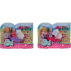 Simba Evi Love Doll Walk 12 cm nukke ja rattaat