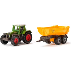 Siku Fendt W Krampe Tipping Trailer traktori ja perävaunu
