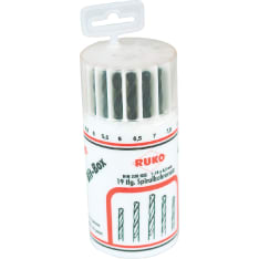 Ruko 1-10 mm HSS-R metal drill set