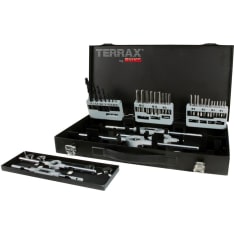 TERRAX HSS  44-os. M3-M12 kierretyökalusarja