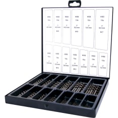 TERRAX HSS-R DIN338 130-os 1-6mm porasarja