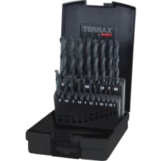TERRAX HSS-R DIN338 19-os. 1-10mm porasarja