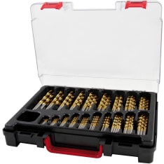 TERRAX HSS-TiN DIN338 170-os. 1-10mm metalliporanteräsarja