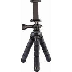 Hama Flex Smartphone & GoPro 14cm Musta pöytäjalusta