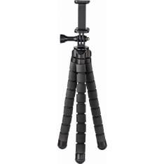 Hama Flex Smartphone & GoPro 26cm Musta pöytäjalusta
