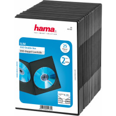 Hama DVD SLIM DO-BOX BL. 25 P.