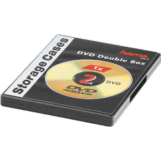 Hama DVD Double Jewel box sort 5pak