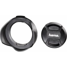 Hama Universal 55 mm vastavalosuoja + linssinsuoja