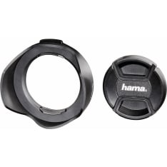 Hama Universal 62 mm vastavalosuoja + linssinsuoja
