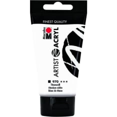 Marabu Artist Acryl Titanium white 75ml akryyliväri