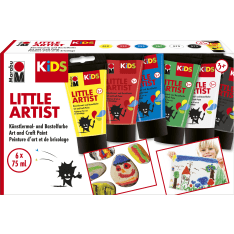 Marabu KiDS Little Artist 6x75 ml värilajitelma