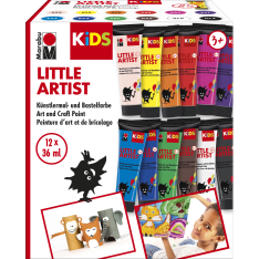 Marabu KiDS Little Artist 12x36 ml värilajitelma