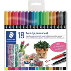 Staedtler 2-ended fiber tip pen