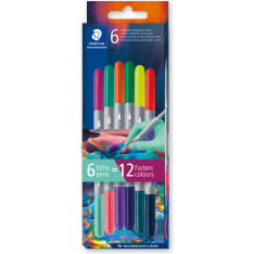Staedtler Multiverse Double-ended fibre-tip pen 6 colors