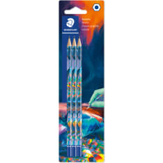 Staedtler Multiverse graphite pencil HB 3 pc blue