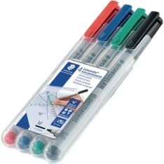 Staedtler Lumocolor 4 kpl vesiliukoinen huopakynä