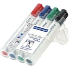 Staedtler Lumocolor 4 kpl valkotaulukynä