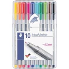 Staedtler Triplus Fineliner 10 pcs fiber tip pen