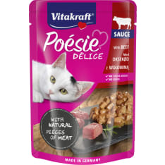 Vitkraft Poésie Délice Nautaa kastikkeessa 85 g kissan märkäruoka