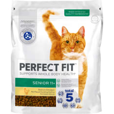 Perfect Fit 750g Senior 11+ Kanaa kissan kuivaruoka