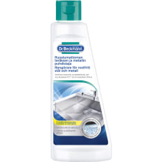 Dr.Beckmann 250 ml ruostumattoman teräksen ja metallin puhdistaja