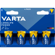 Varta Longlife Power C 4 batteries